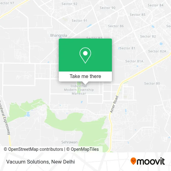 Vacuum Solutions map