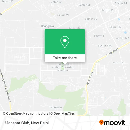 Manesar Club map