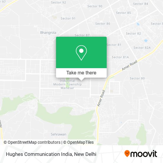 Hughes Communication India map