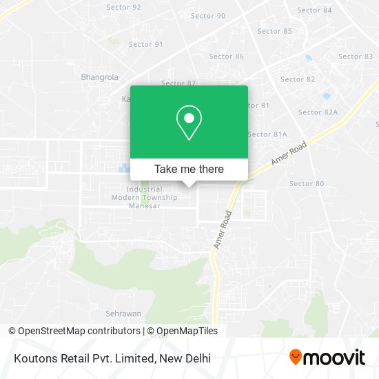 Koutons Retail Pvt. Limited map