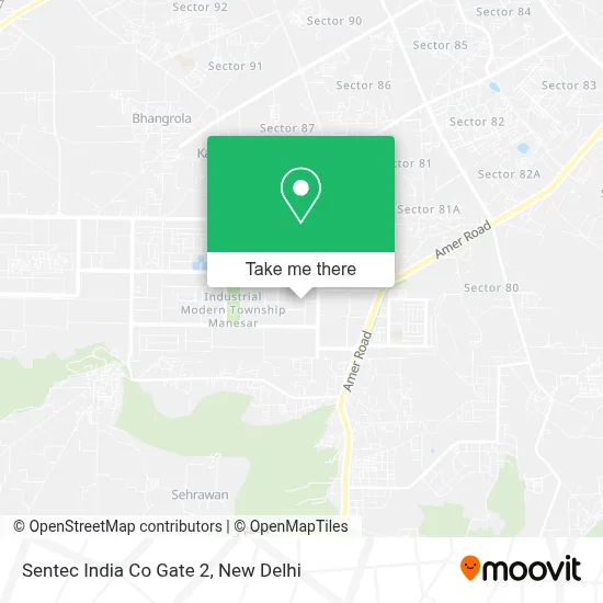 Sentec India Co Gate 2 map