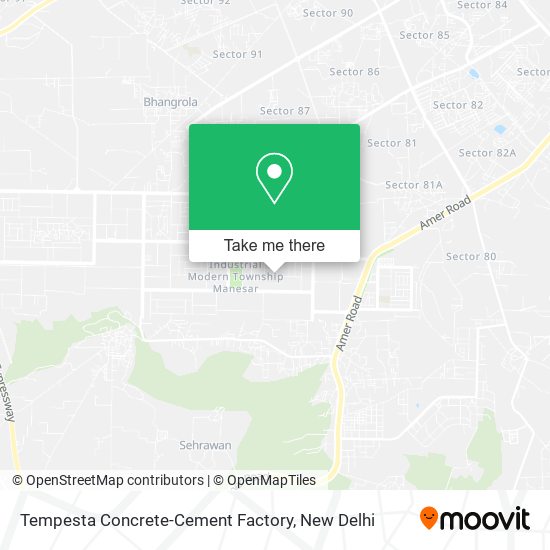 Tempesta Concrete-Cement Factory map