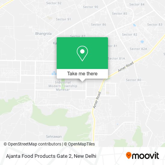 Ajanta Food Products Gate 2 map