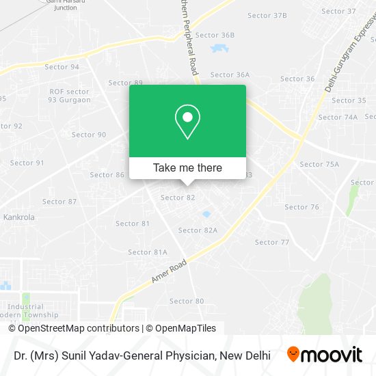 Dr. (Mrs) Sunil Yadav-General Physician map
