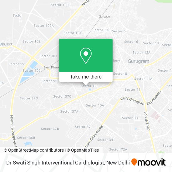 Dr Swati Singh Interventional Cardiologist map