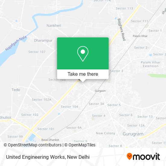 United Engineering Works map