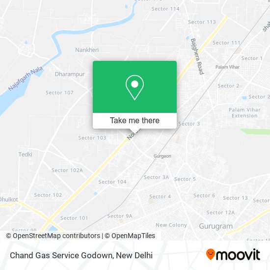 Chand Gas Service Godown map