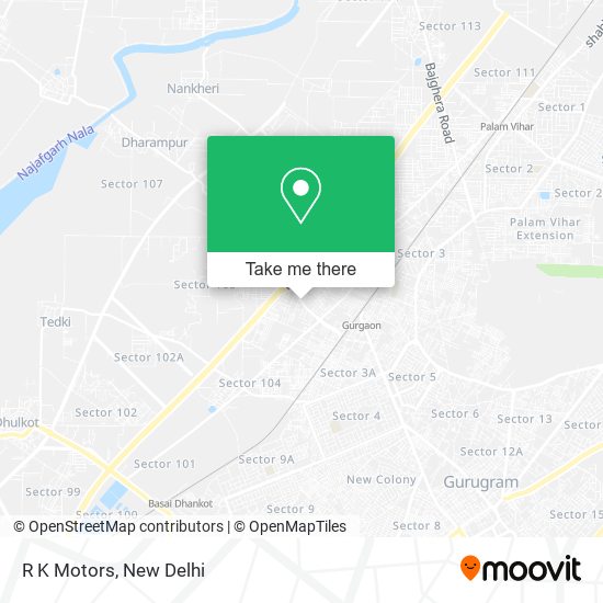 R K Motors map