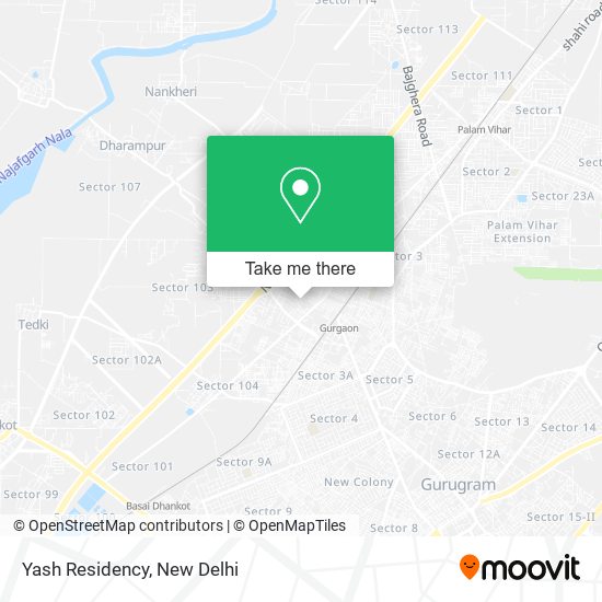 Yash Residency map