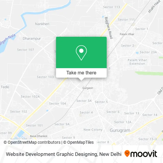 Website Development Graphic Designing map