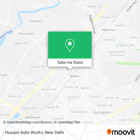 Husaini Auto Works map
