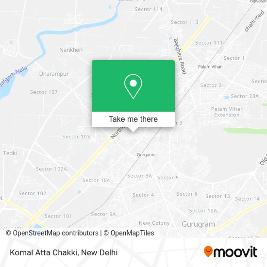 Komal Atta Chakki map