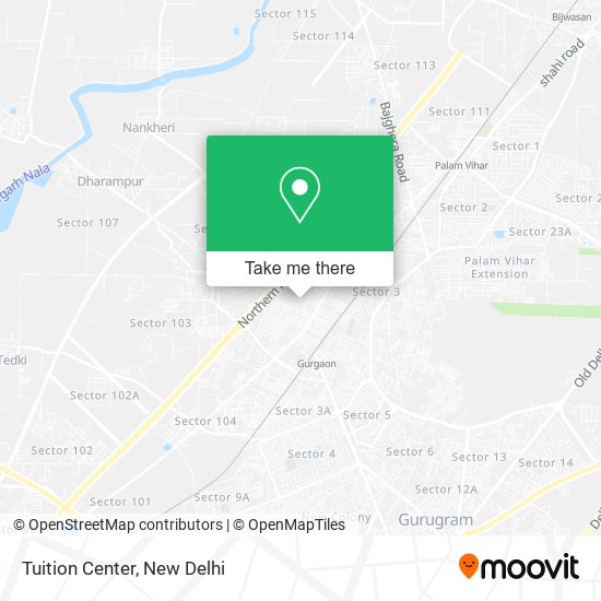 Tuition Center map