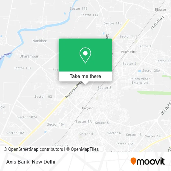 Axis Bank map