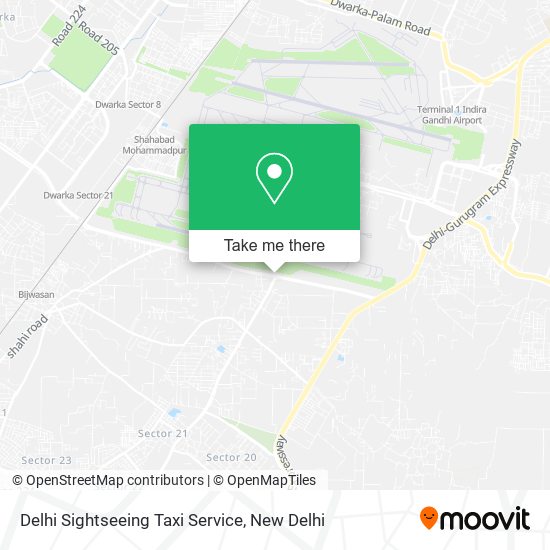 Delhi Sightseeing Taxi Service map