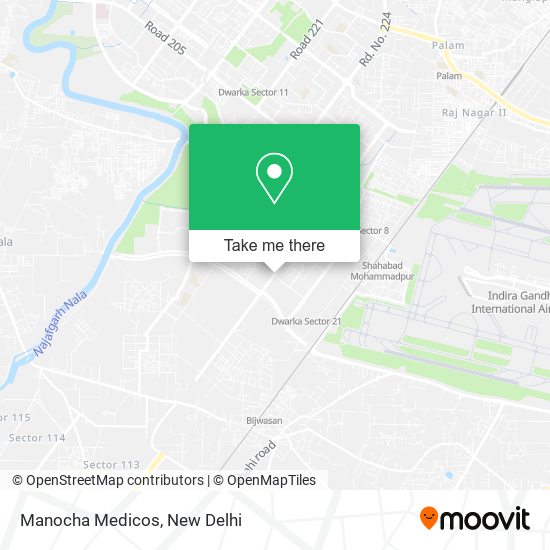 Manocha Medicos map