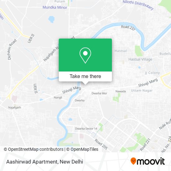 Aashirwad Apartment map