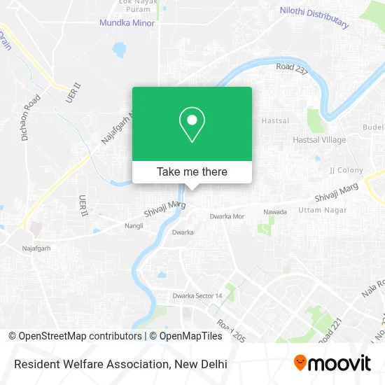 Resident Welfare Association map