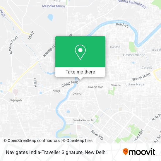 Navigates India-Traveller Signature map