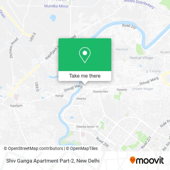 Shiv Ganga Apartment Part-2 map