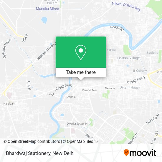 Bhardwaj Stationery map