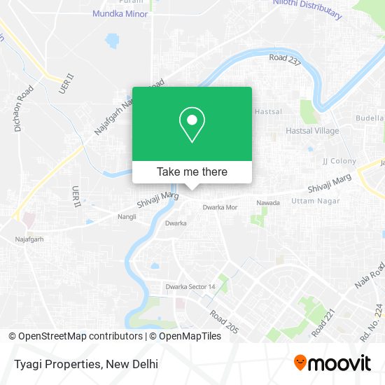 Tyagi Properties map