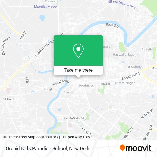 Orchid Kids Paradise School map