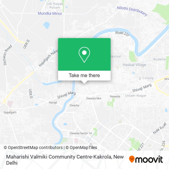 Maharishi Valmiki Community Centre-Kakrola map