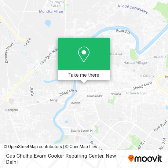 Gas Chulha Evam Cooker Repairing Center map