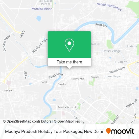 Madhya Pradesh Holiday Tour Packages map