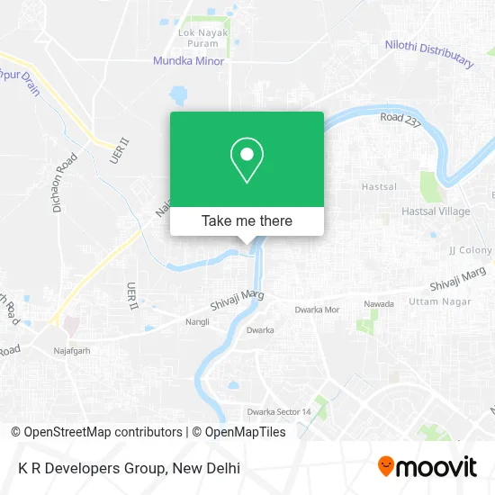 K R Developers Group map