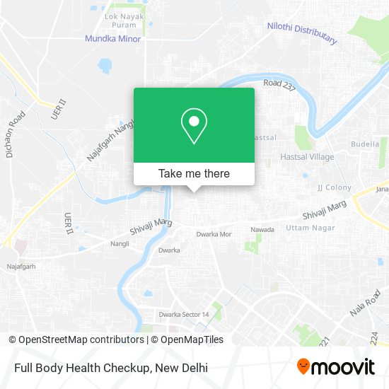 Full Body Health Checkup map