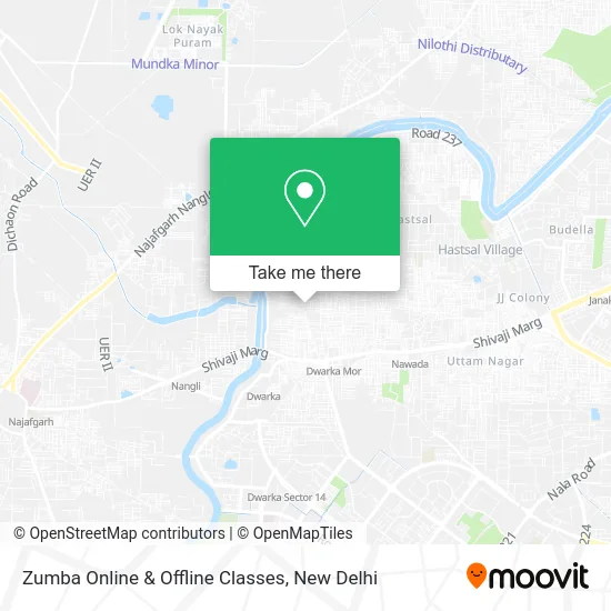 Zumba Online & Offline Classes map