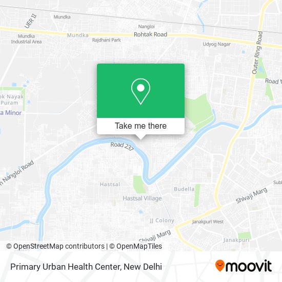 Primary Urban Health Center map