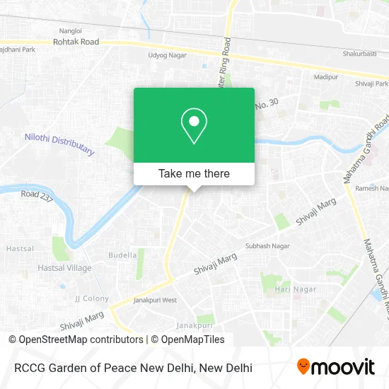 RCCG Garden of Peace New Delhi map
