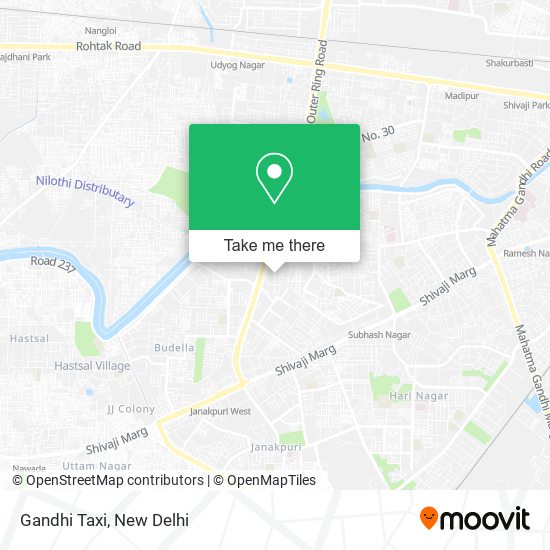 Gandhi Taxi map