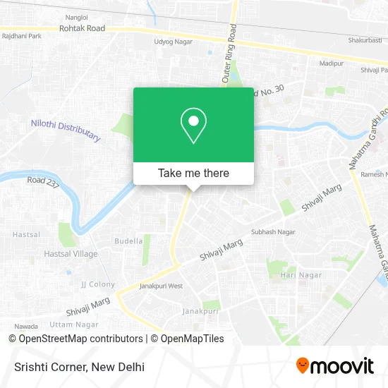 Srishti Corner map