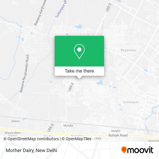 Mother Dairy map