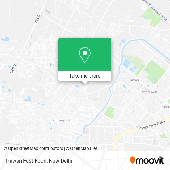 Pawan Fast Food map