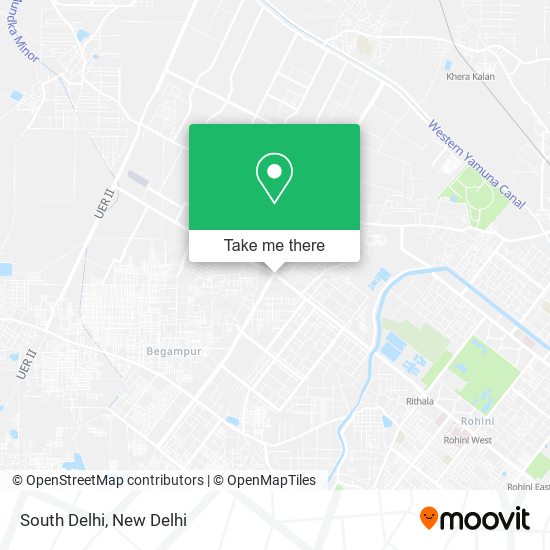 South Delhi map