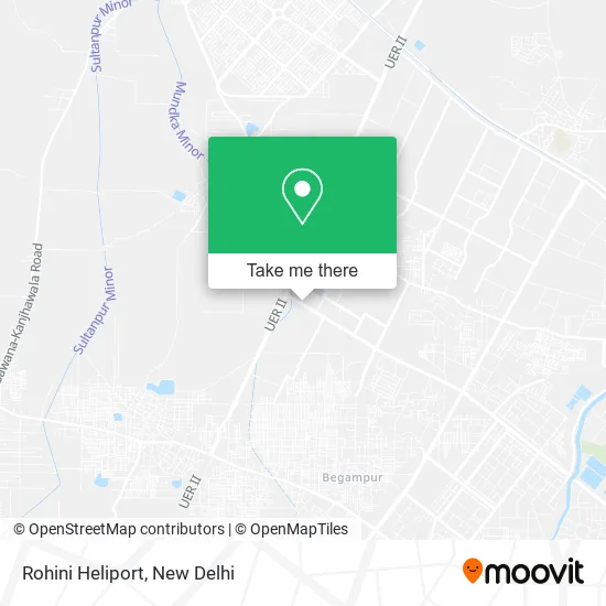 Rohini Heliport map