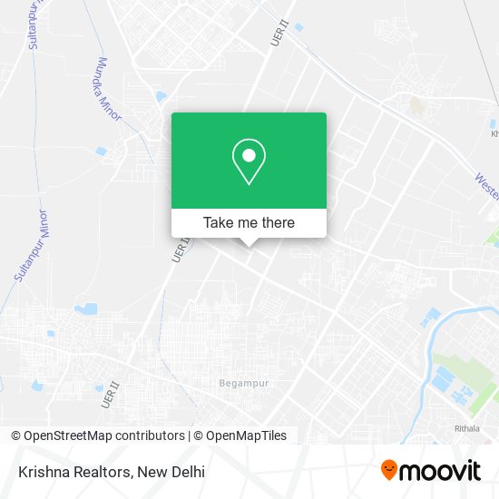 Krishna Realtors map