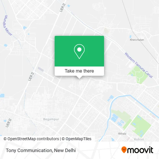Tony Communication map