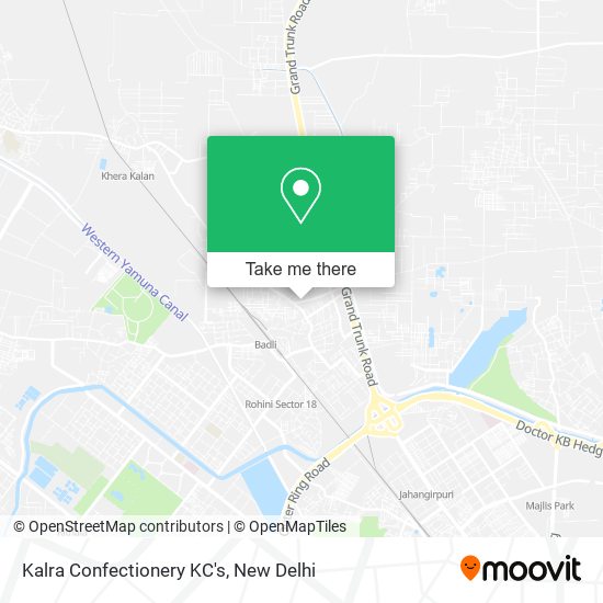 Kalra Confectionery KC's map
