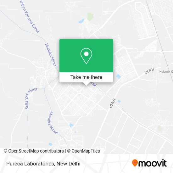 Pureca Laboratories map