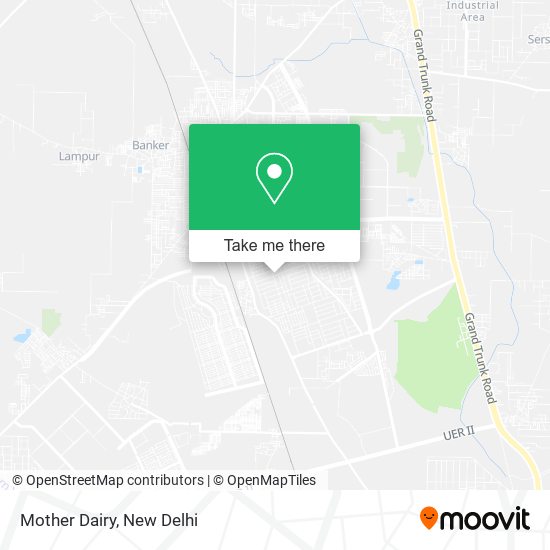 Mother Dairy map