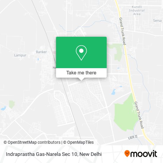 Indraprastha Gas-Narela Sec 10 map