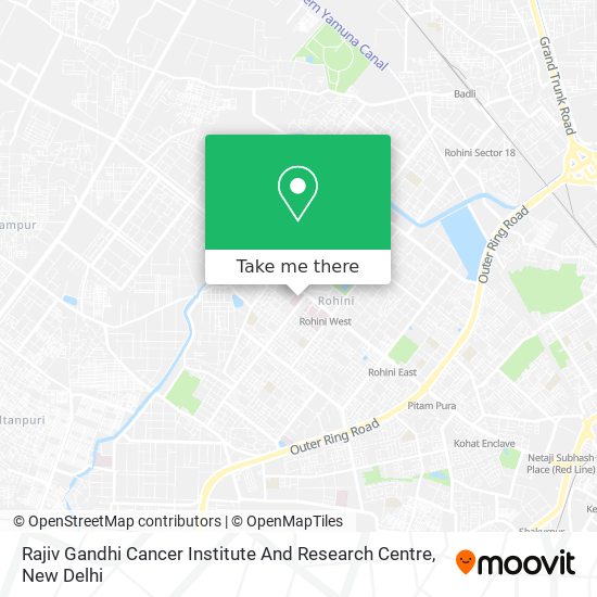 Rajiv Gandhi Cancer Institute And Research Centre map