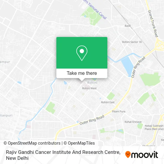 Rajiv Gandhi Cancer Institute And Research Centre map