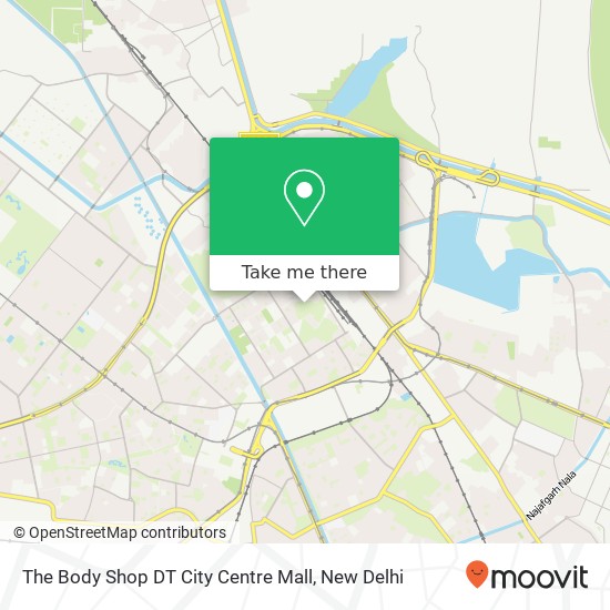 The Body Shop DT City Centre Mall map